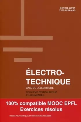 Couverture du produit · Electrotechnique : Bases de l'électricité