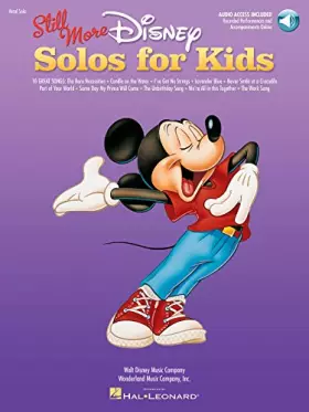 Couverture du produit · Still More Disney Solos for Kids Voice and Piano With online recorded performances and accompaniments