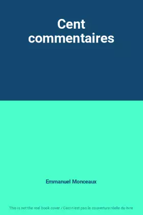 Couverture du produit · Cent commentaires
