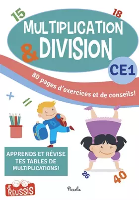 Couverture du produit · Multiplication et division CE2: 8-9 ans
