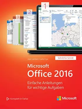 Couverture du produit · Microsoft Office 2016: Einfache Anleitungen für wichtige Aufgaben (Schritt für Schritt) (Microsoft Press)