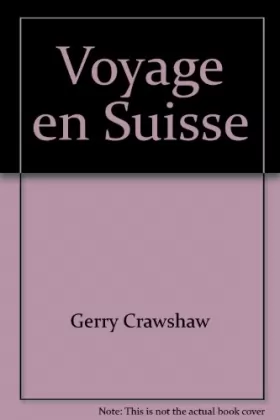 Couverture du produit · Voyage en Suisse