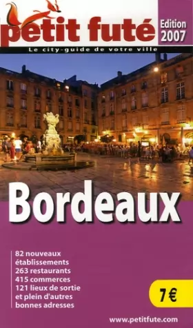 Couverture du produit · Bordeaux, 2007 petit fute