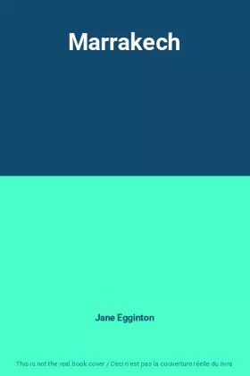Couverture du produit · Marrakech