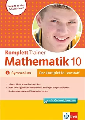 Couverture du produit · KomplettTrainer Gymnasium Mathematik 10. Klasse: Buch mit Online-Übungen