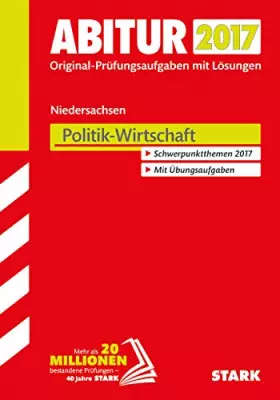 Couverture du produit · Abiturprüfung Niedersachsen 2017 - Politik Wirtschaft GA/EA