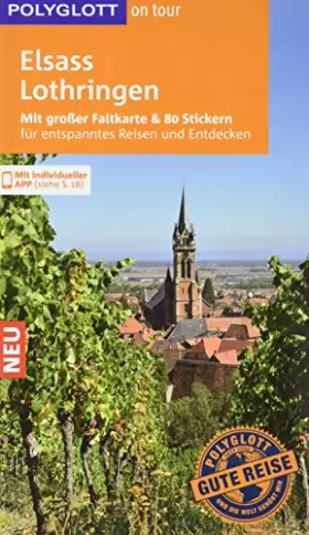 Couverture du produit · POLYGLOTT on tour Reiseführer Elsass/Lothringen: Mit großer Faltkarte, 80 Stickern und individueller App