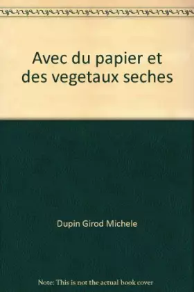 Couverture du produit · Avec du papier et des vegetaux seches
