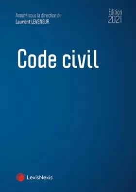 Couverture du produit · Code civil 2021