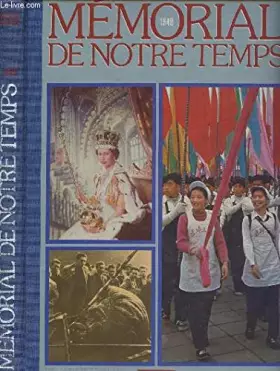Couverture du produit · MEMORIAL DE NOTRE TEMPS 1949