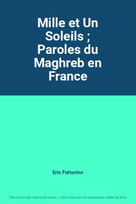 Couverture du produit · Mille et Un Soleils  Paroles du Maghreb en France