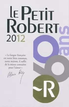Couverture du produit · PETIT ROBERT LANGUE FSE 2012