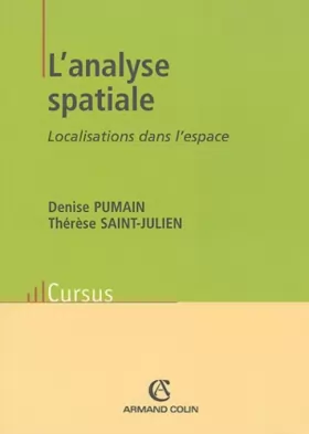 Couverture du produit · Analyse spatiale, tome 1 : Localisations