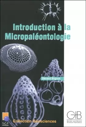 Couverture du produit · Introduction à la micropaléontologie