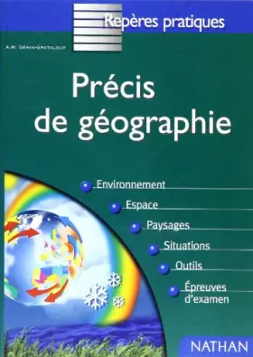 Couverture du produit · Précis de géographie