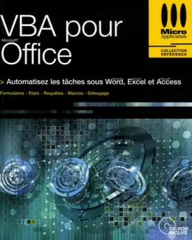Couverture du produit · VBA pour Office (1Cédérom)