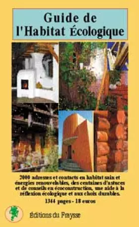 Couverture du produit · Guide de l'habitat écologique