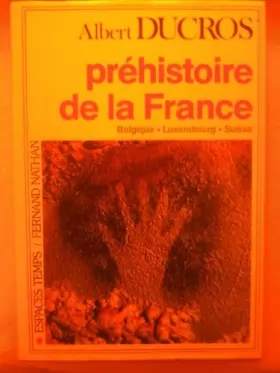 Couverture du produit · Prehistoire de la France