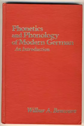 Couverture du produit · Phonetics and Phonology of Modern German: An Introduction