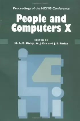 Couverture du produit · People and Computers X: Proceedings of the HCI '95 Conference