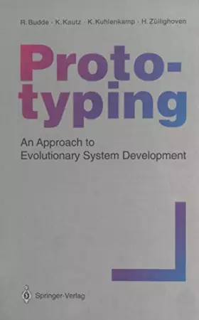 Couverture du produit · Prototyping: An Approach to Evolutionary System Development