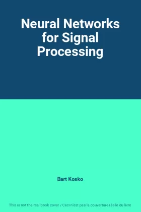Couverture du produit · Neural Networks for Signal Processing