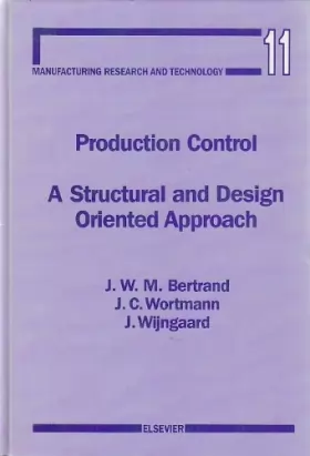 Couverture du produit · Production Control: A Structural and Design Oriented Approach