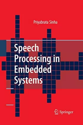 Couverture du produit · Speech Processing in Embedded Systems