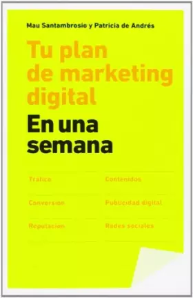 Couverture du produit · Tu plan de marketing digital en una semana