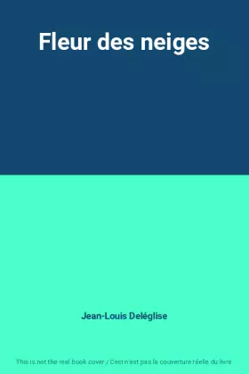 Couverture du produit · Fleur des neiges