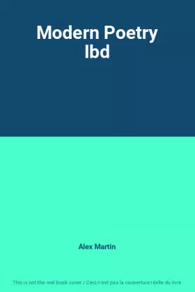 Couverture du produit · Modern Poetry Ibd