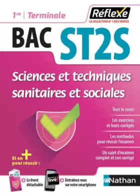 Couverture du produit · Sciences et Techniques Sanitaires et Sociales - Guide Reflexe - 1re/Tle Bac ST2S - Bac