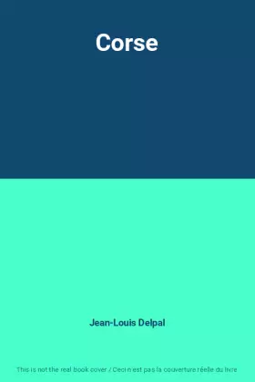 Couverture du produit · Corse