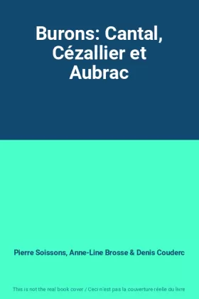 Couverture du produit · Burons: Cantal, Cézallier et Aubrac