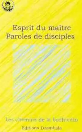 Couverture du produit · Esprit du maître, paroles de disciples