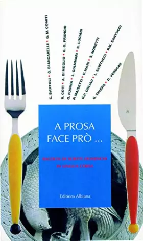 Couverture du produit · A prosa faci pro… Racolta di scritti oghjinchi in lingua corsa