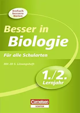 Couverture du produit · Besser in der Sekundarstufe I Biologie 1./2. Lernjahr: Übungsbuch mit separatem Lösungsheft (24 S.)