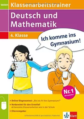 Couverture du produit · Klassenarbeitstrainer Deutsch und Mathematik 4. Klasse: Übungsbuch mit 1 Lösungsheft und Elternratgeber