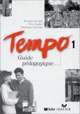 Couverture du produit · Tempo, 1 : Méthode de français (Guide pédagogique)