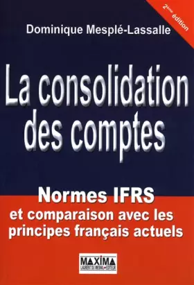 Couverture du produit · LA CONSOLIDATION DES COMPTES 2ED