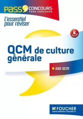 Couverture du produit · QCM de culture générale - Tous concours - Entraînement et révision - Pass'Concours N°3