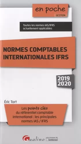 Couverture du produit · Normes comptables internationales IFRS