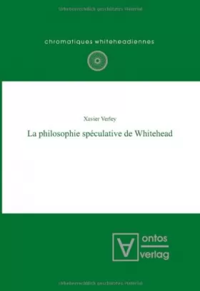 Couverture du produit · La philosophie spéculative de Whitehead