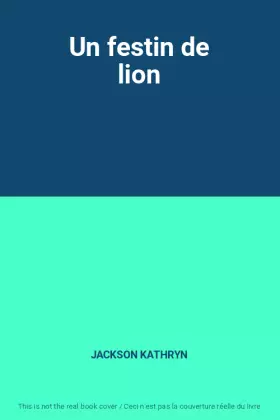 Couverture du produit · Un festin de lion