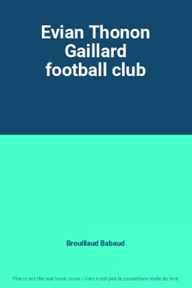 Couverture du produit · Evian Thonon Gaillard football club