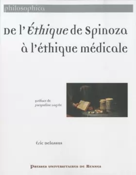 Couverture du produit · De l'éthique de Spinoza à l'éthique médicale