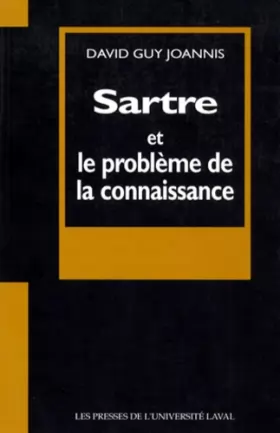Couverture du produit · Sartre et le problème de la connaissance