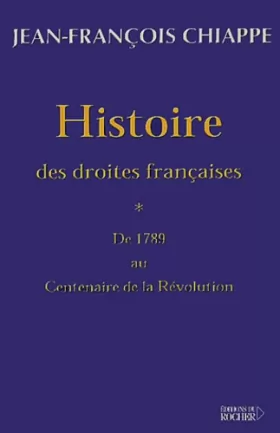 Couverture du produit · Histoire des droites françaises, tome 1