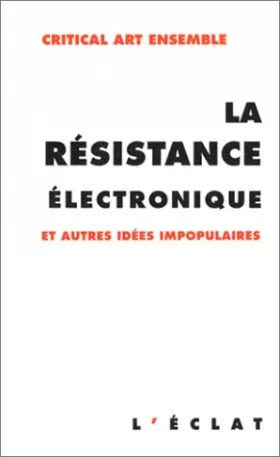 Couverture du produit · Resistance électronique (la)