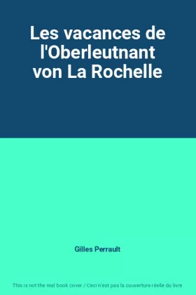 Couverture du produit · Les vacances de l'Oberleutnant von La Rochelle